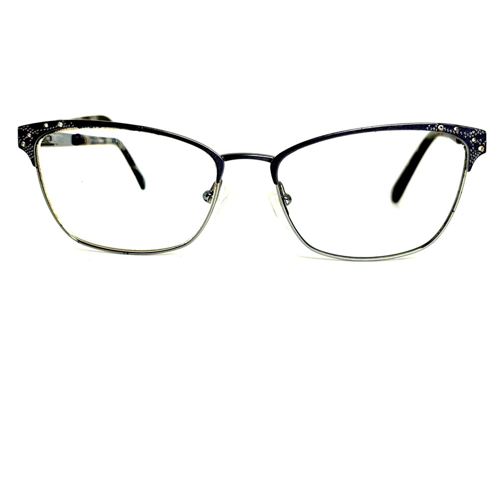 Cote‎ D'Azur Europa CDA-271 C3 Eyeglasses Blue Tortoise Cat Eye 52-16-135